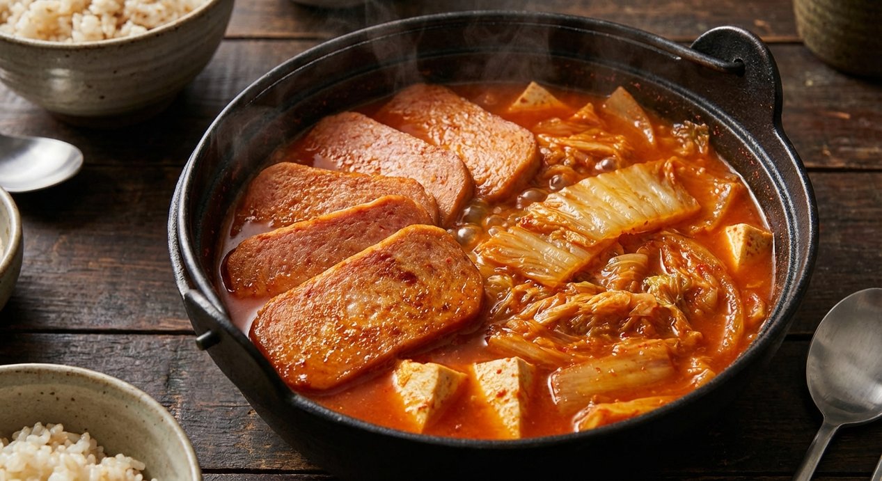 담온 스팸 김치찌개