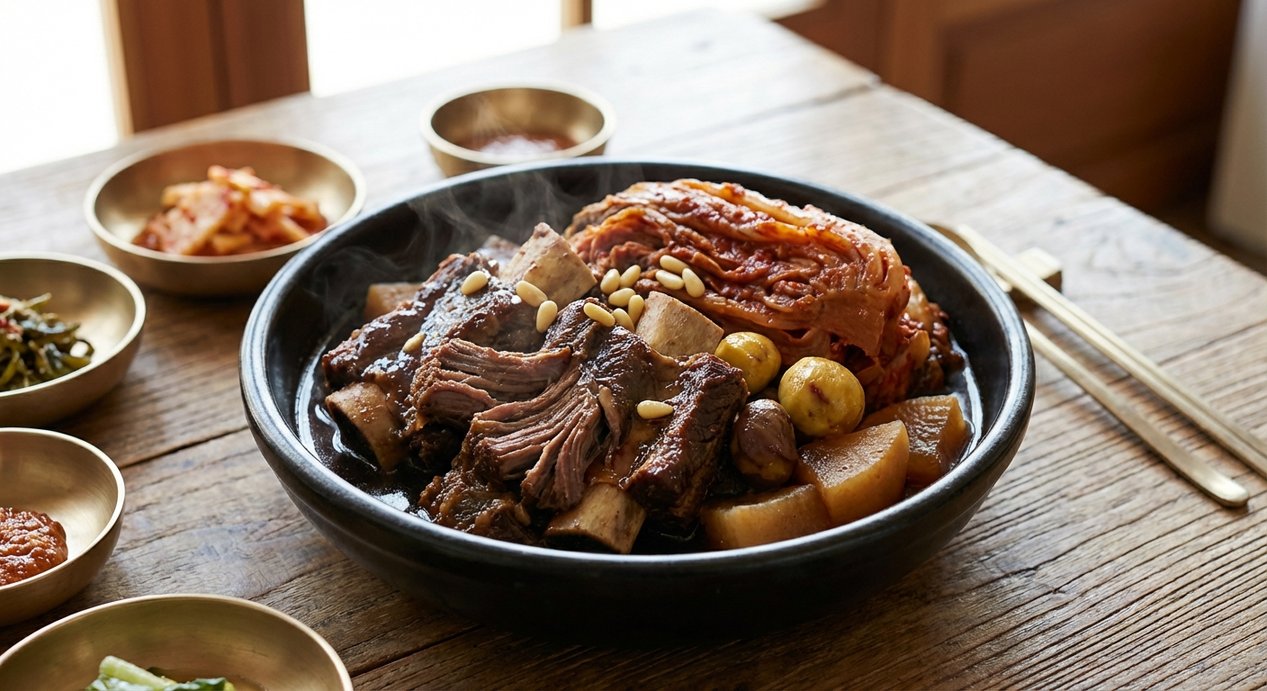 담온 묵은지 돌갈비찜